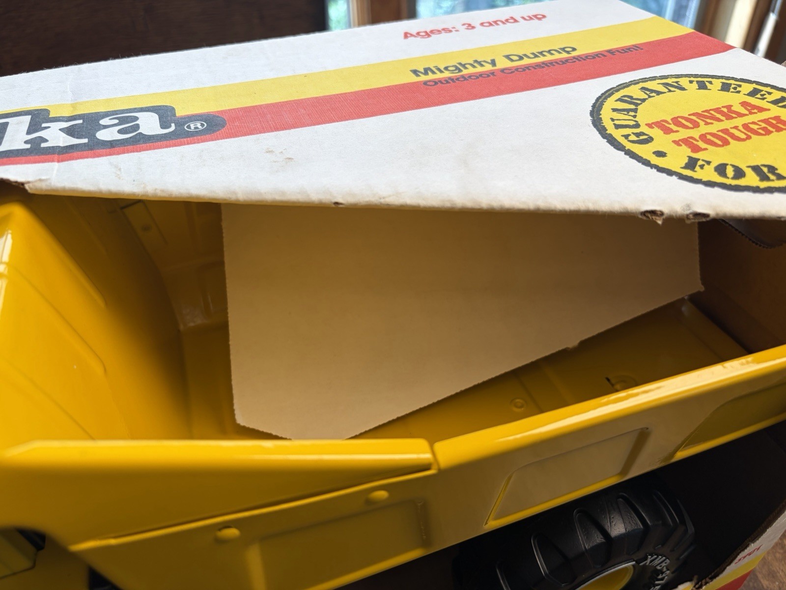 1989 Tonka Mighty Dump Truck #3901 NEW IN BOX- Turbo Diesel- Original Steel