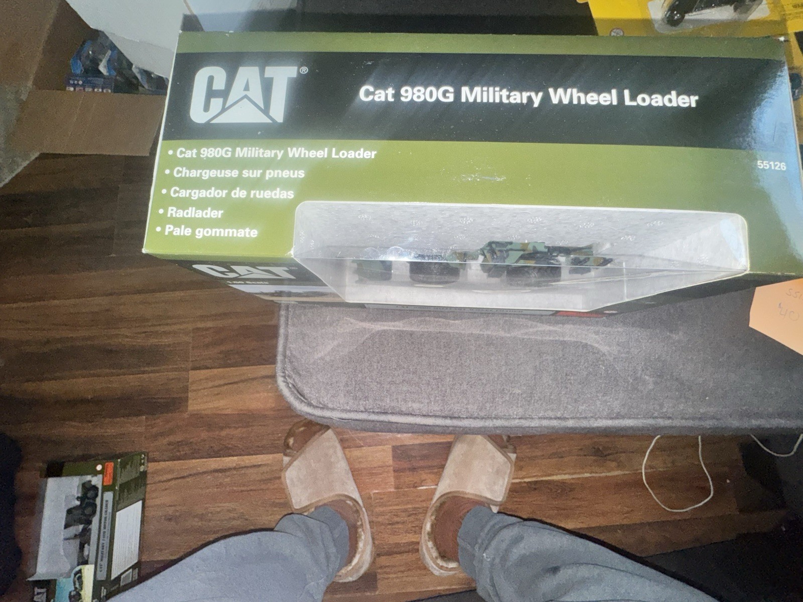 NORSCOT #55126 MILITARY CATERPILLAR 980G WHEEL LOADER NIB 1/50 SCALE NIB