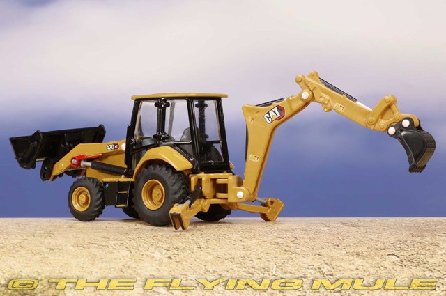 Diecast Masters 1:64 420 XE Backhoe Loader w/5 Work Tools