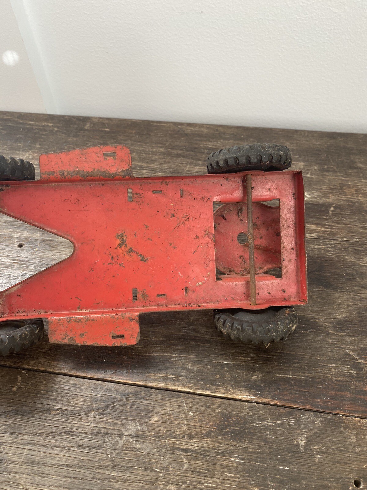 Vintage Wyandotte Semi Truck Pickup Rolling Chassis Red FREE SHIPPING