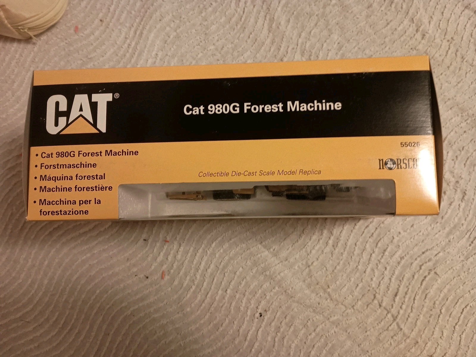 Cat 980G Forest Machine Model 55026 – 1:50 Scale Die-Cast