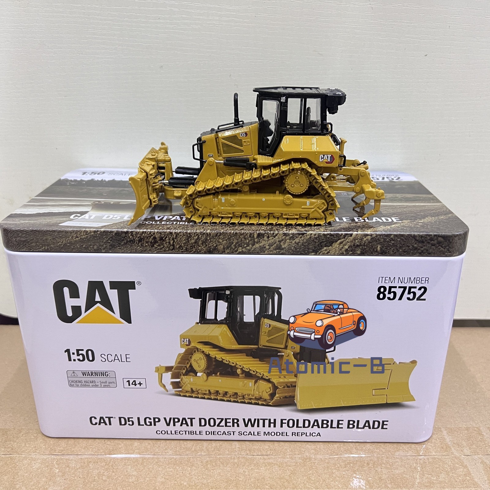 DM 1:50 CAT D5 LGP Foldable Blade Alloy Model 85752