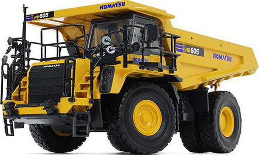 Komatsu HD605-8 Dump Truck Diecast 1:50 Scale Model – First Gear 50-3387