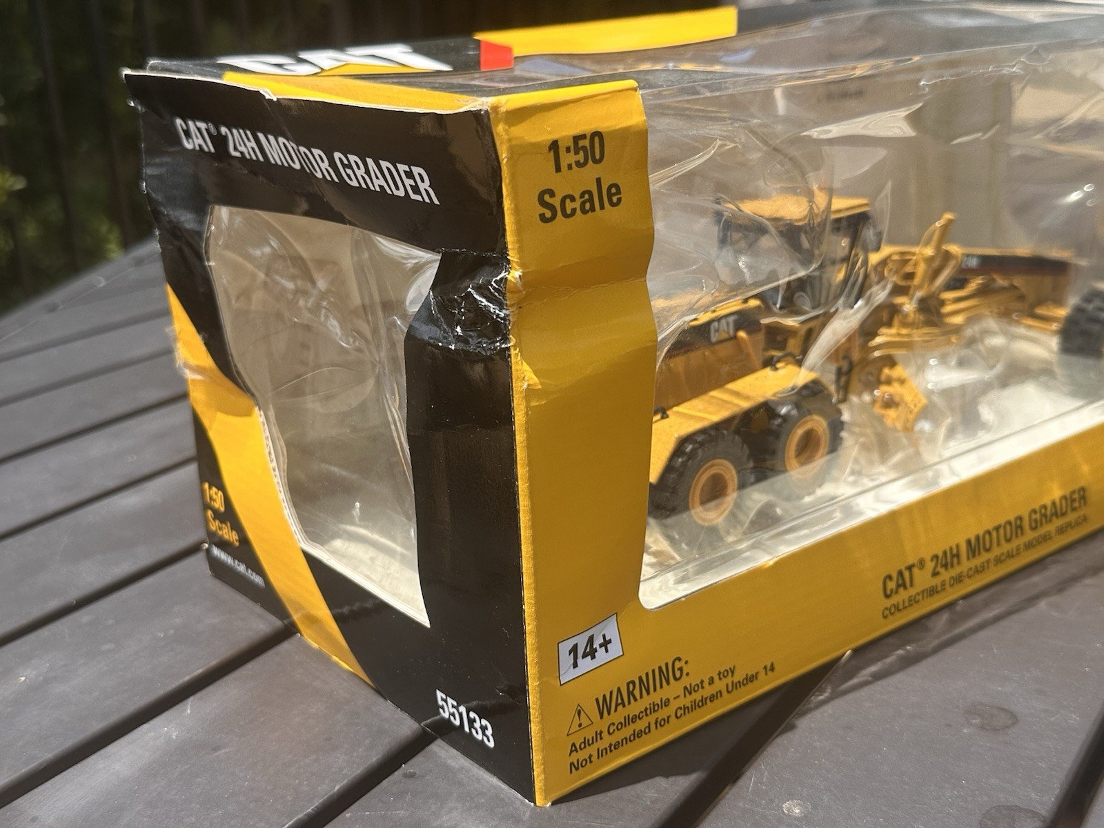CAT 24H Motor Grader, 1:50 by Norscot, in Original Box
