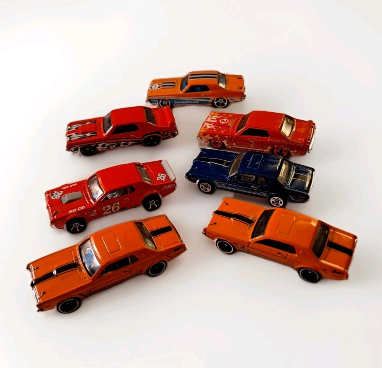 Lot 7x 2000s 08 13 Etc Matchbox 68′ 69′ Mercury Cougar Cars 1125-Cb37