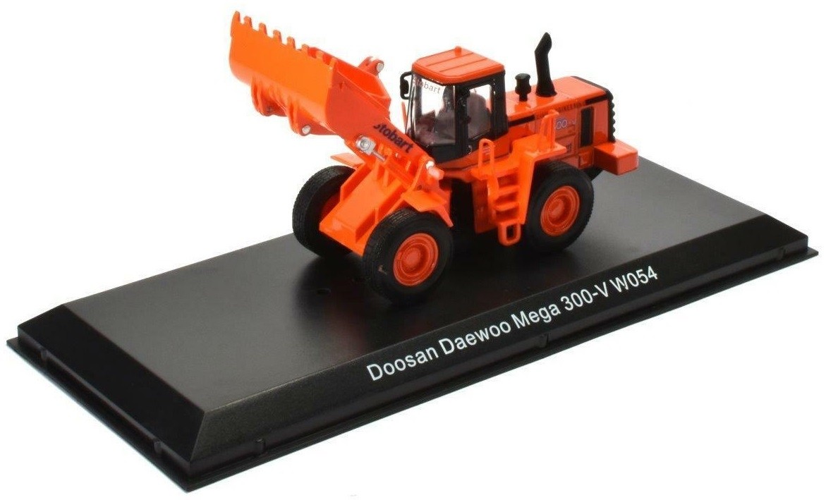 IXO,DOOSAN Daewoo Mega 300-V W054 Stobart Rail Loader, 1/76, ATL4664103