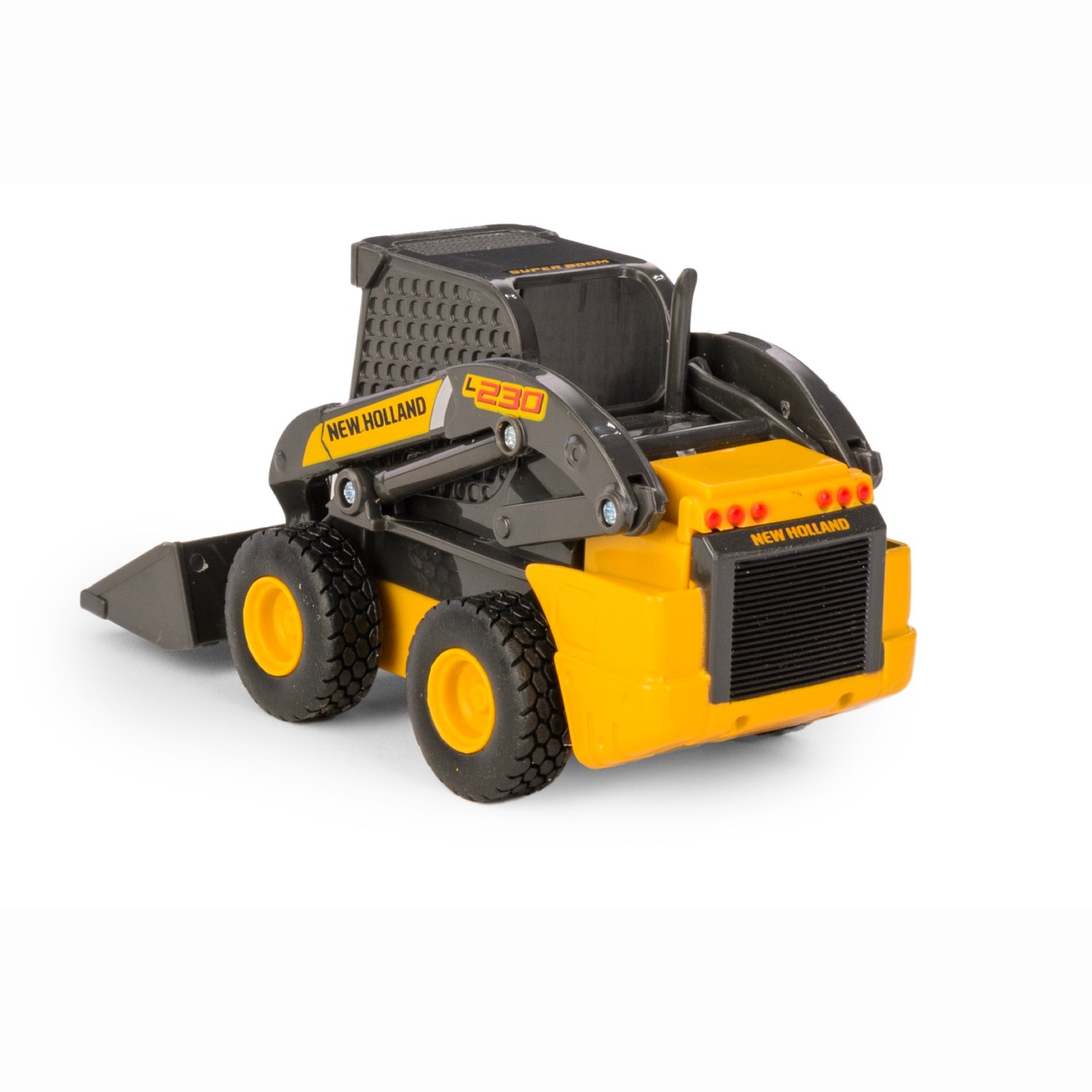NEW RAY NEW HOLLAND L228 MINILOADER YELLOW DIE CAST MODEL NEW IN BOX 11cm