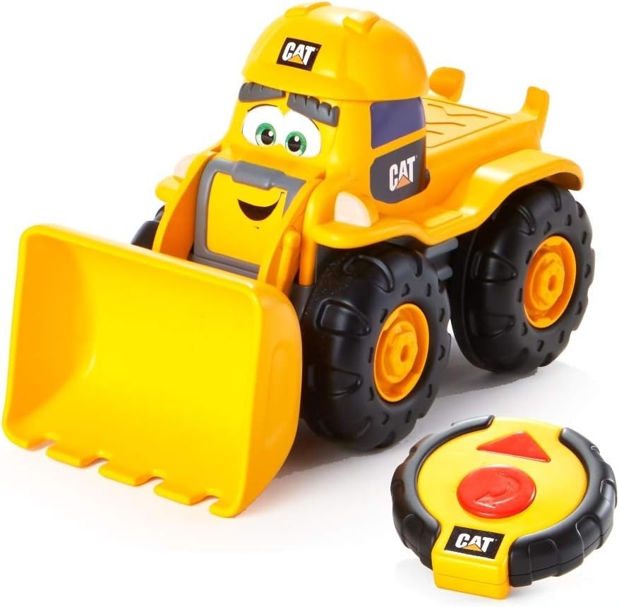 Engaging 10.5″ CAT RC Loader Truck with Simple Remote Control & Imaginative Play