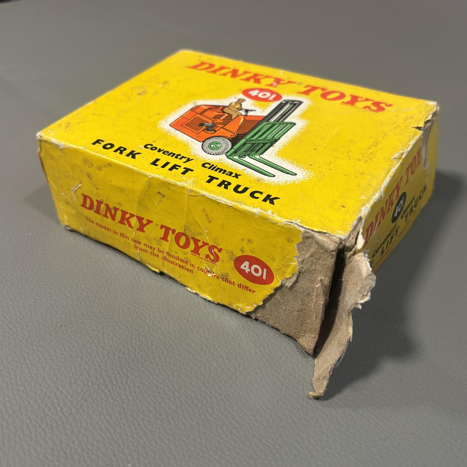 Vintage Dinky Toys 401 Coventry Climax Fork Lift Truck Original Box England