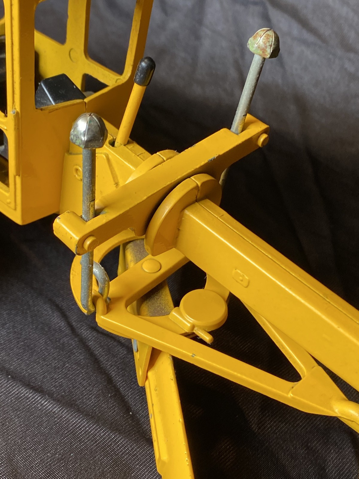 vintage 1970s ERTL TOYS #504 JOHN DEERE motor road grader 1/16 Diecast steel