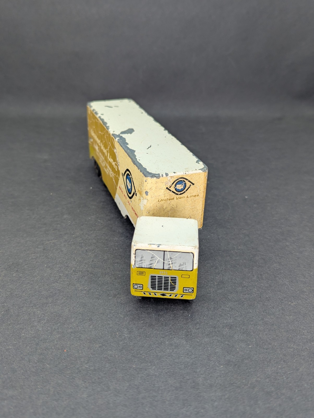 Ralstoy 16 18 Diecast Toy Lot Allied Van Lines Moving Semi Truck Trailer Vtg