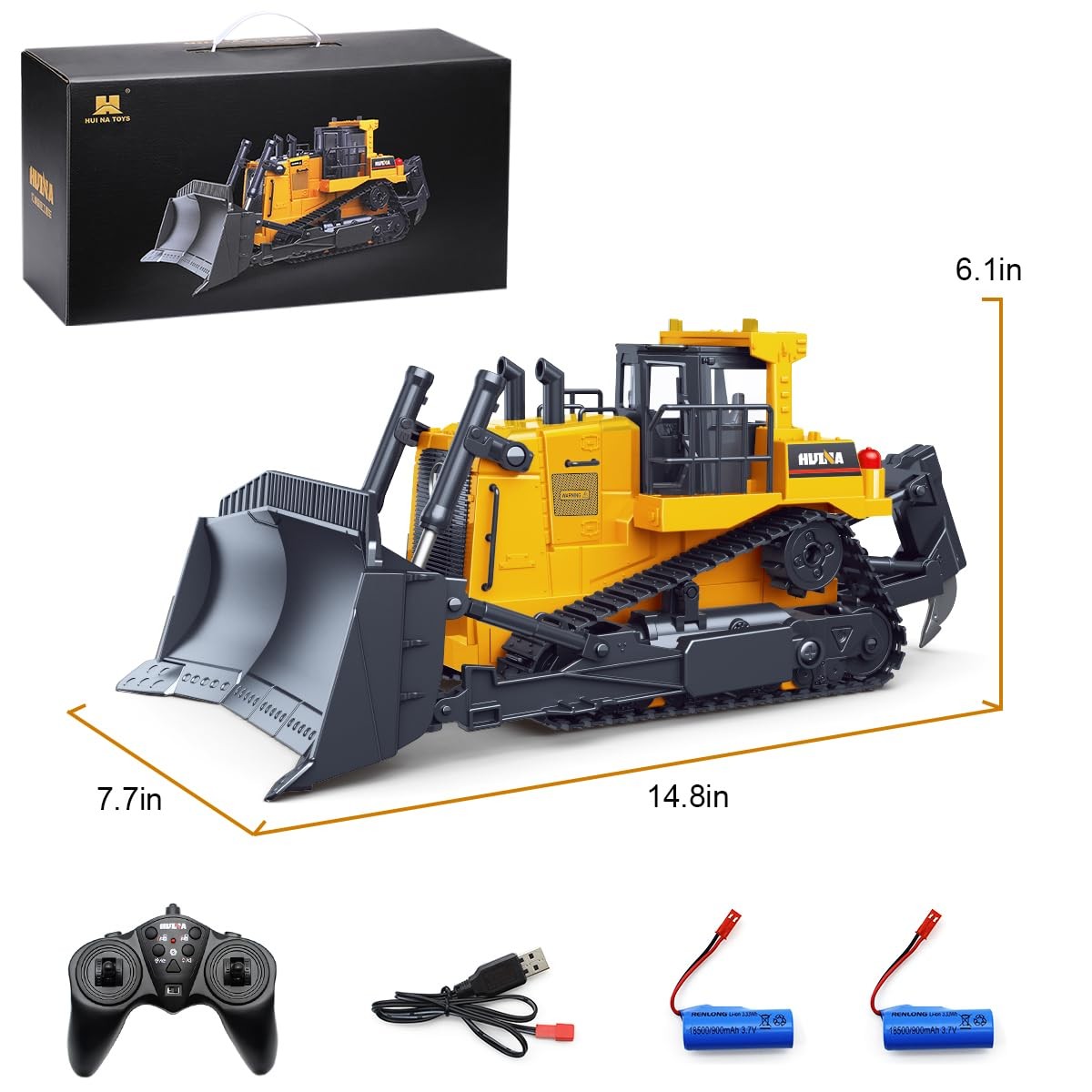 Bulldozer De Once Canales Với Luces Y Sonidos Para Ninos Mayores De Seis