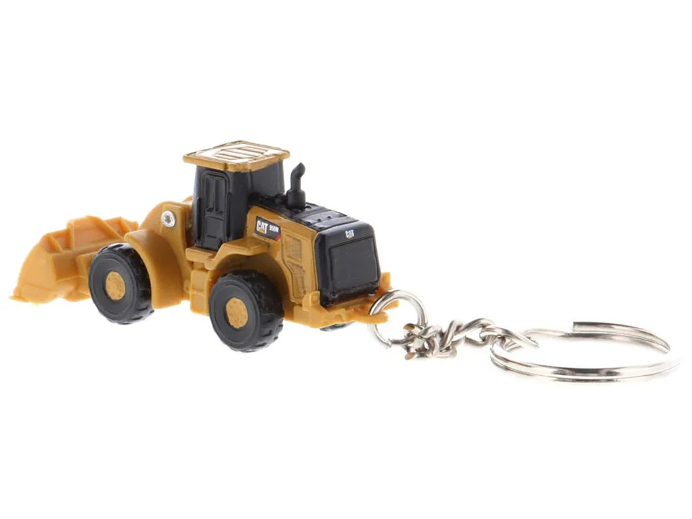 CAT Caterpillar 950M Wheel Loader Keychain Yellow Diecast Model by Diecast Maste