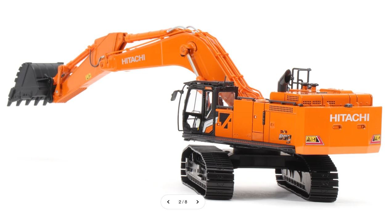 REPLICARS – HITACHI ZX890LCH-7 Crawler Excavator with Enlarged Arm – …