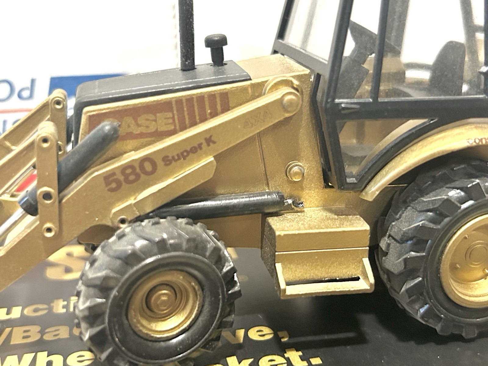 Conrad 1/35 Scale Case 580 Super K Loader Backhoe -Limited Gold Edition- #2934