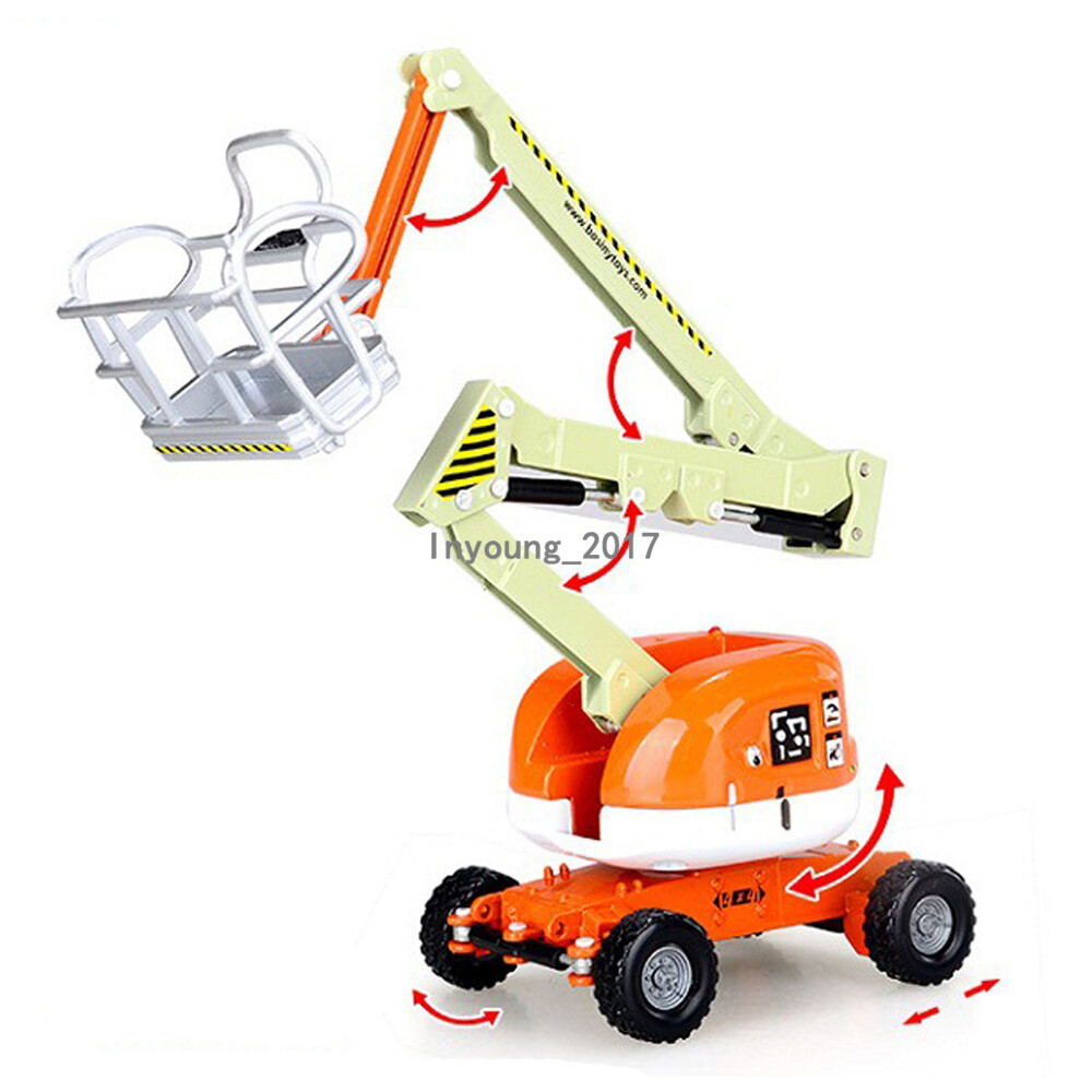 Aerial Work Platform Truck Construction Equipment Model Diecast Toy Vehicle