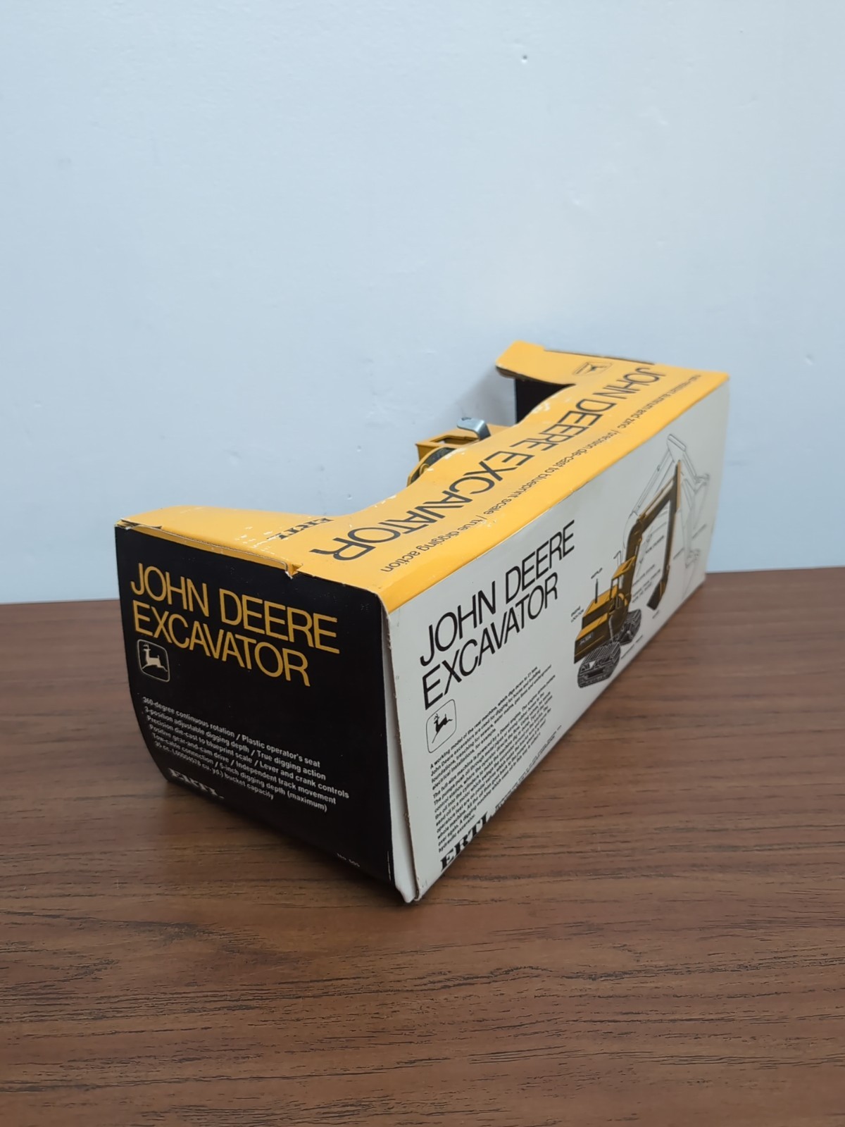 #505 Vintage Ertl 1970’s John Deere Excavator Construction Toy