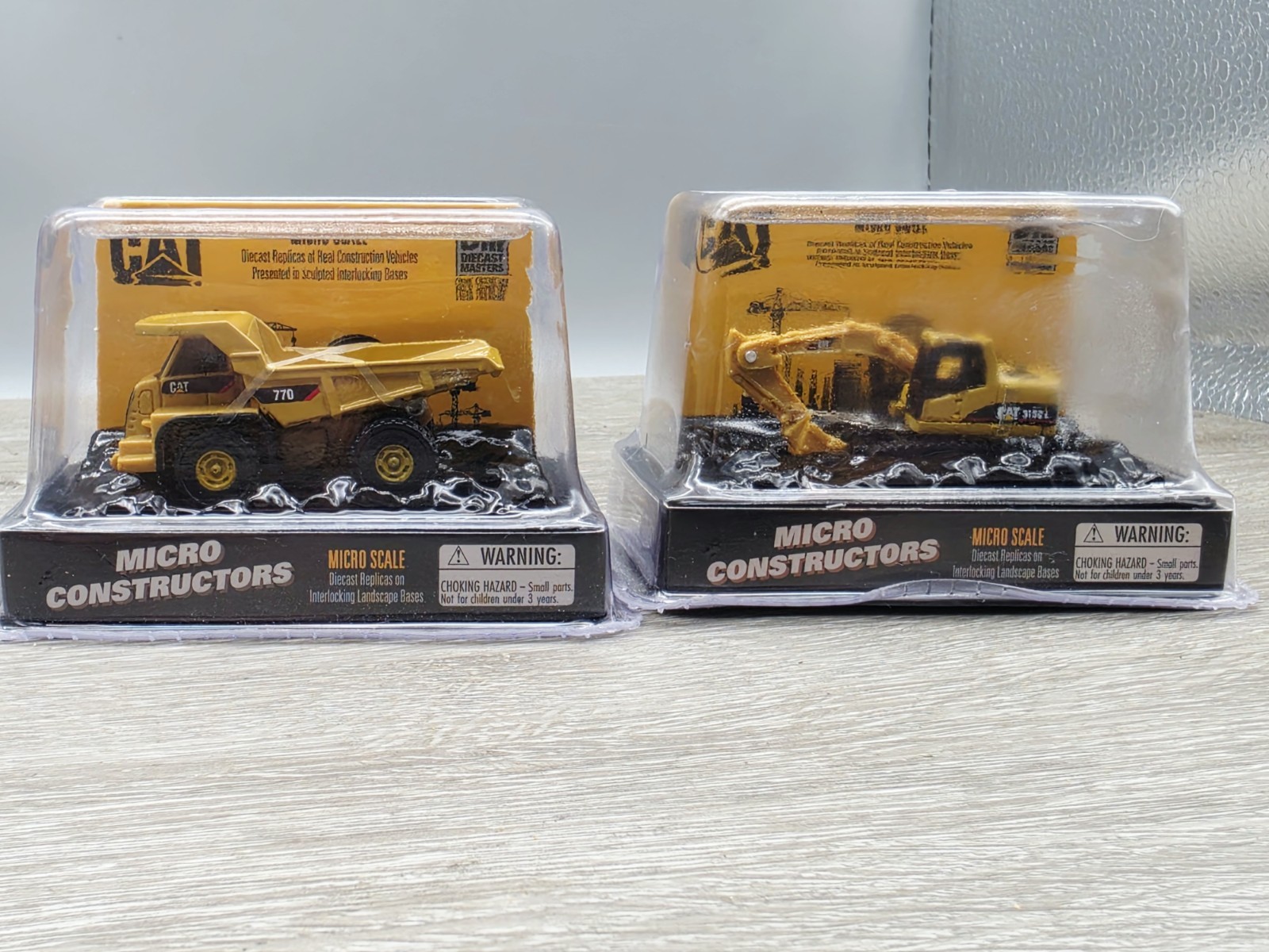 CAT Diecast Micro 770 Off Highway Truck, 1:144 Scale, Excavator 315D L. New