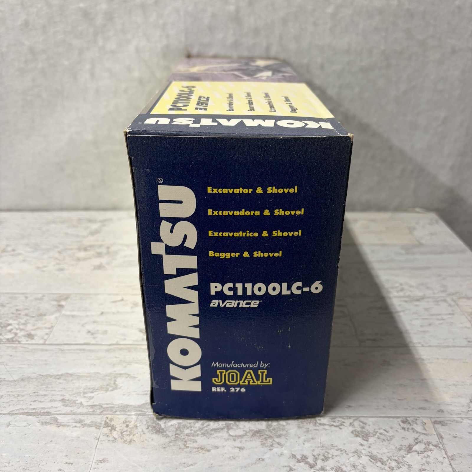Nice Used JOAL Komatsu PC1100LC-6 Avance Excavator Diecast Model 1:50 Scale NIB