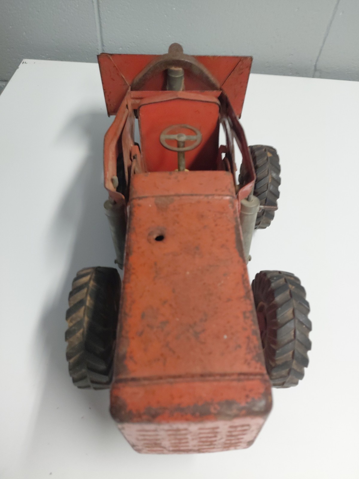 Vintage Metal Nylint Hough Payloader Toy Tractor Pressed Steel Construction VTG