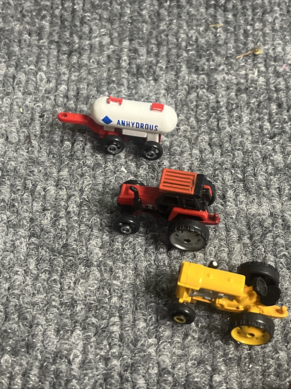 Vintage 1980s Micro Machines Galoob Construction Lot of 6 Roller Mixer Excavator