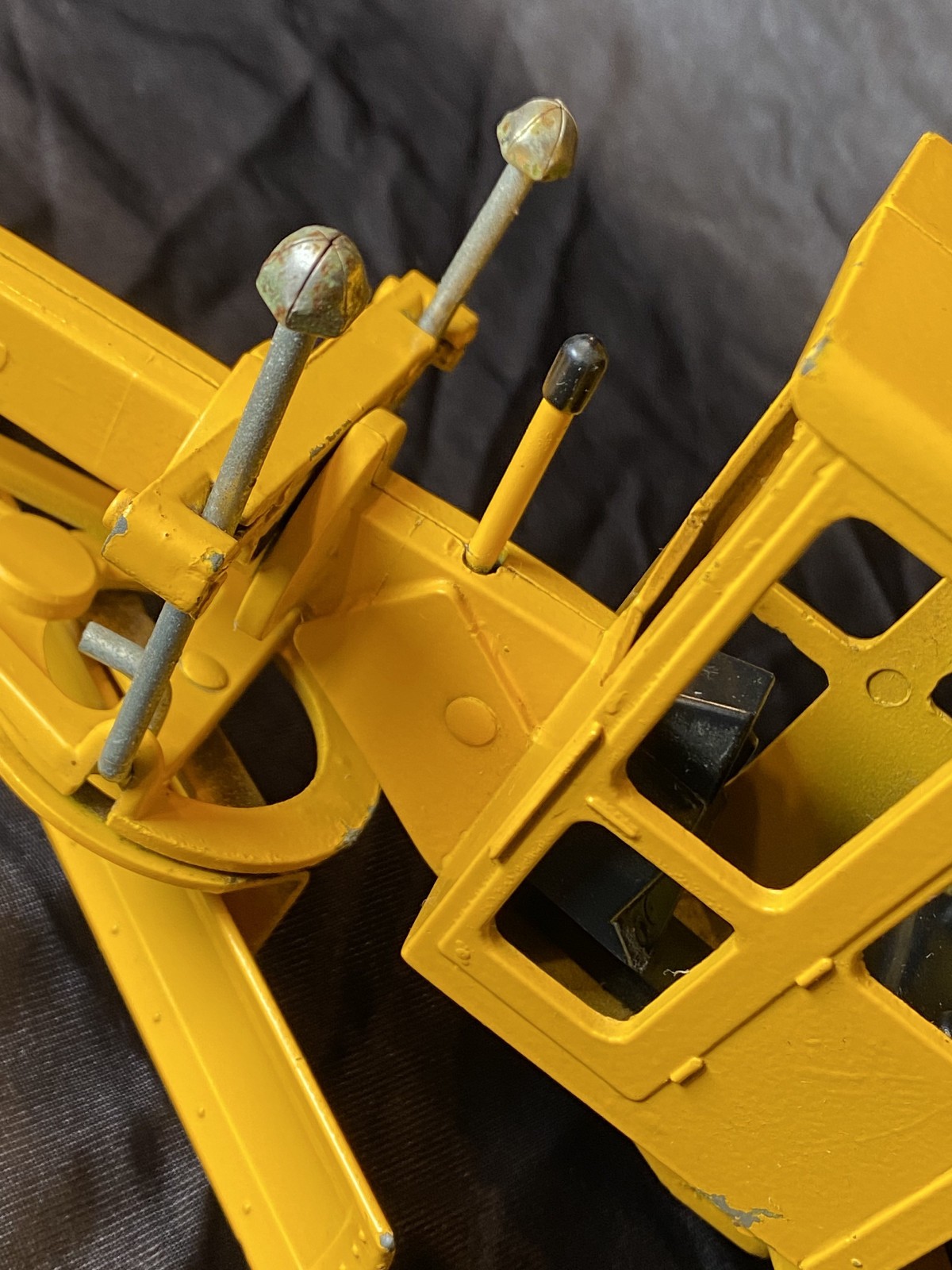 vintage 1970s ERTL TOYS #504 JOHN DEERE motor road grader 1/16 Diecast steel