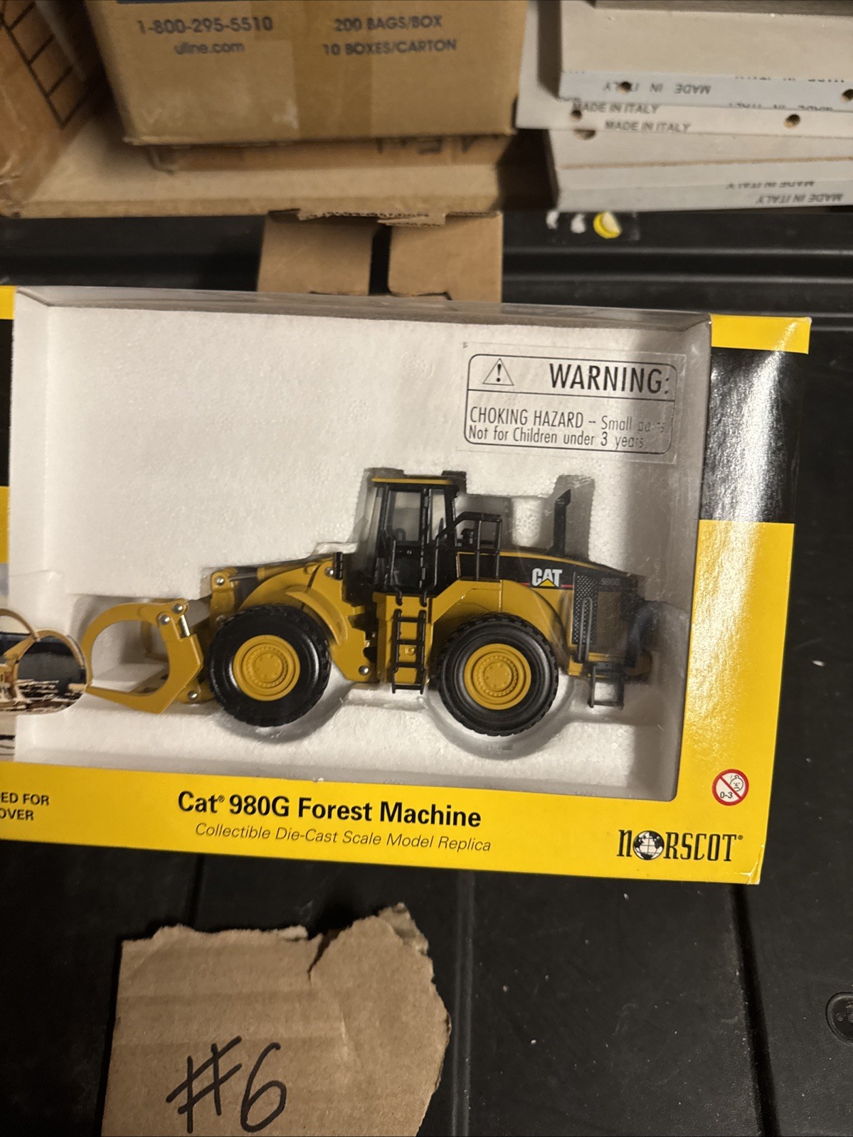 Norscot Cat 980G Forest Machine 1/50 Scale DieCast Model 55026 NIB