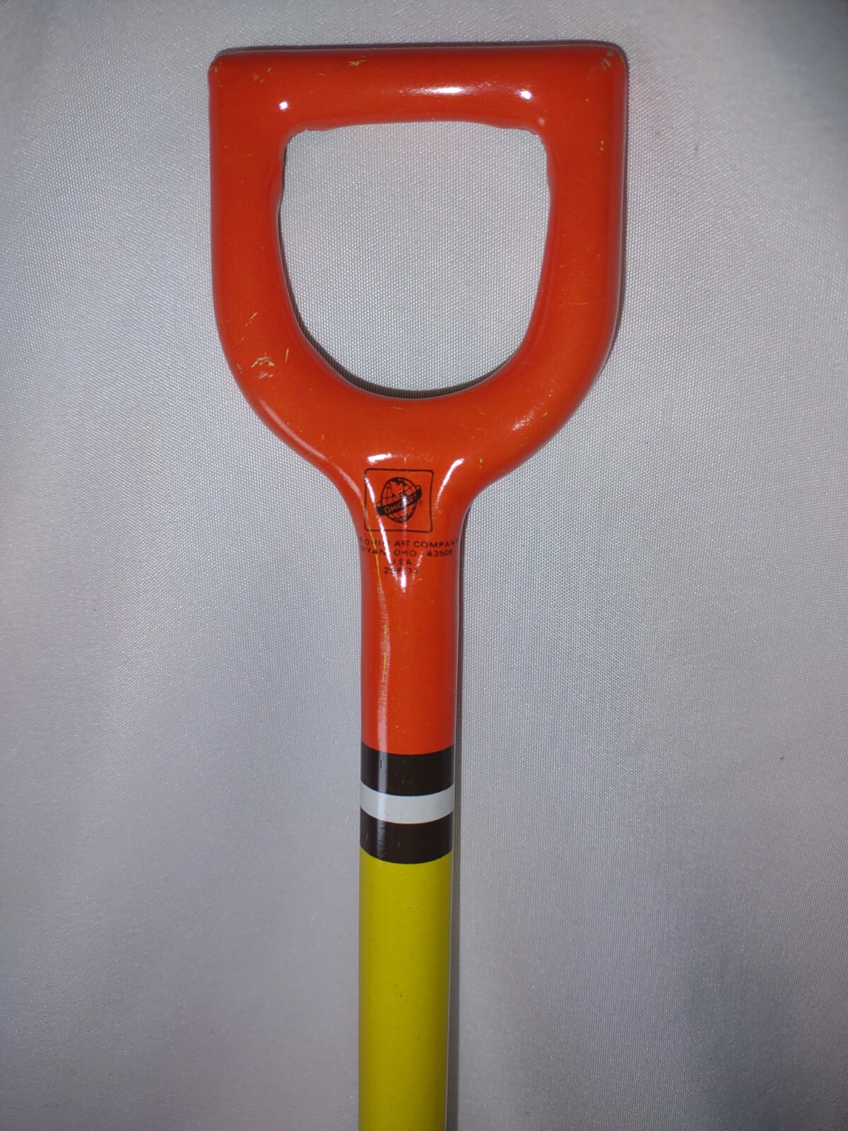 RARE 1963 OHIO ART “BIG LOAD”LARGE LITHO METAL TOY SHOVEL WITH DUMP TRUCK~MINT