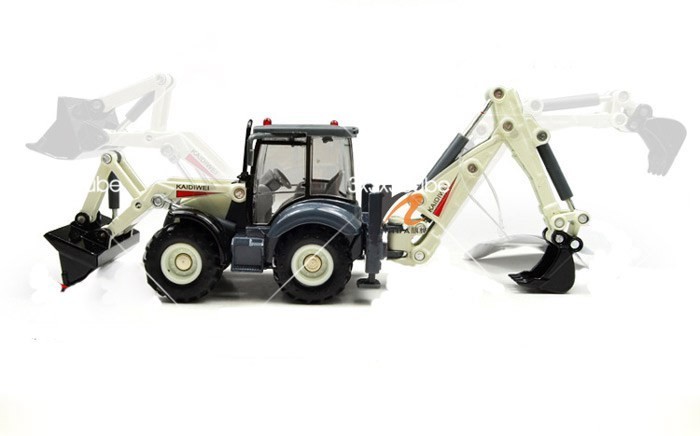 KDW 1/50 Bidirectional Excavator Construction Equipment Diecast Model Car 1:50