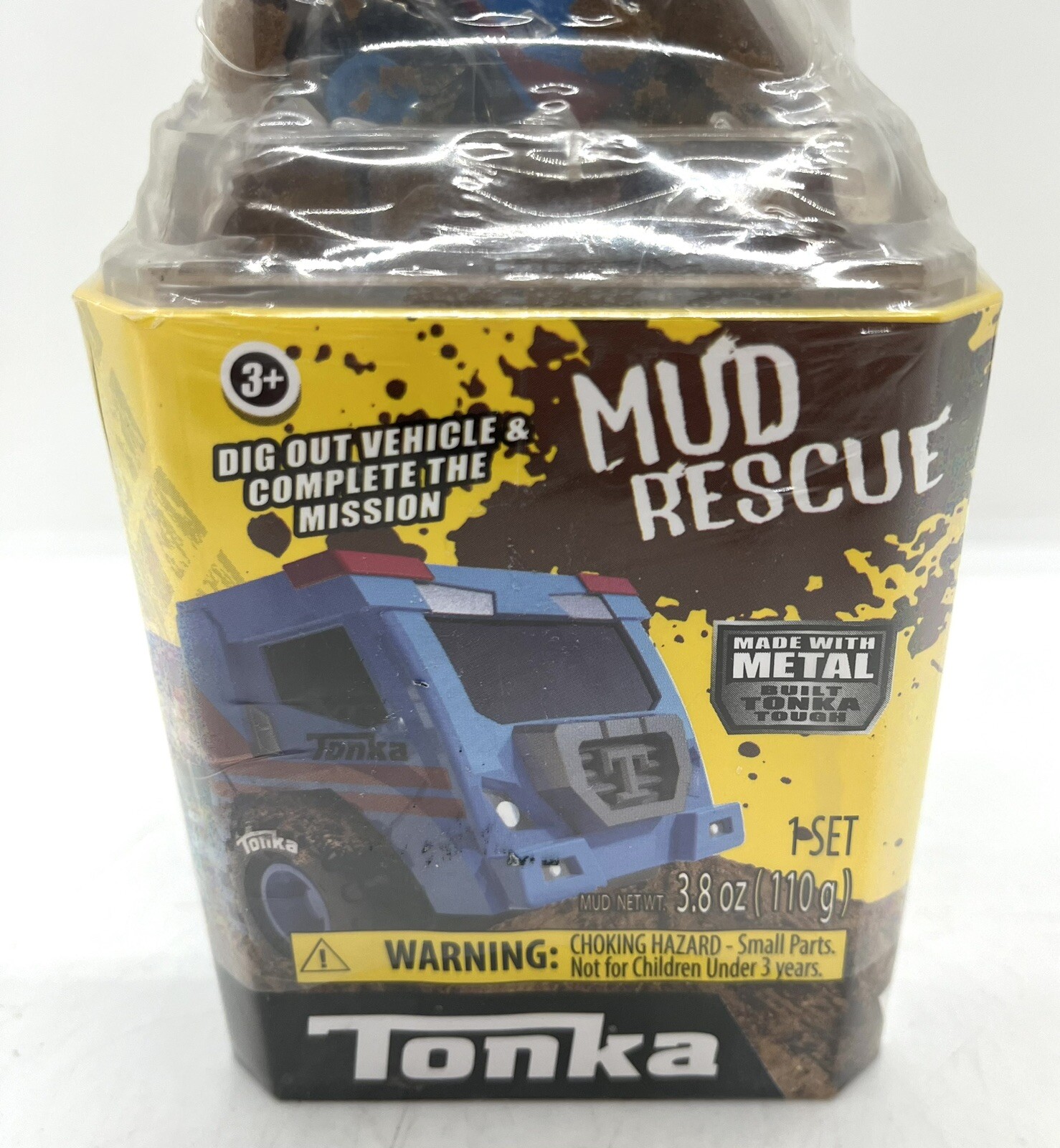 NIB Tonka 6050 Metal Movers Mud Rescue Play Set Random Color Vehicle