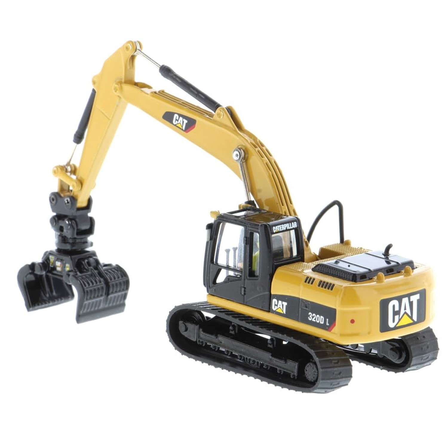 1:87 Caterpillar 320D L Hydraulic Excavator with Multiple Work Tools (Clean U…