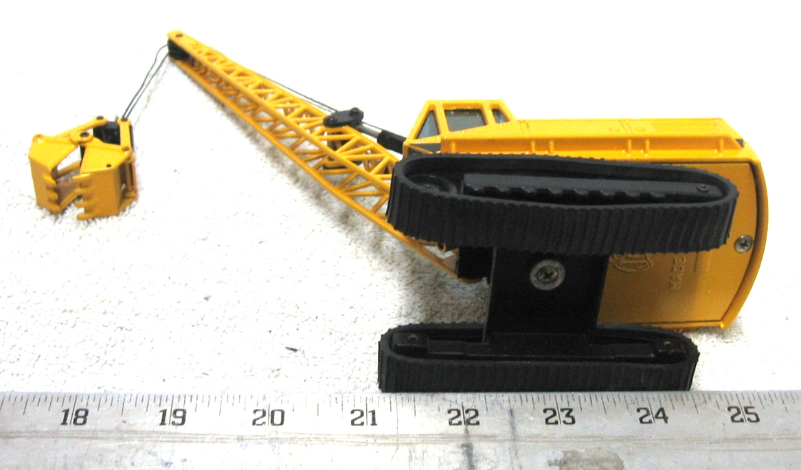 VINTAGE JOAL CRANE 1/50 225 CATERPILLAR CONSTRUCTION TOY ORIGINAL MADE IN SPAIN