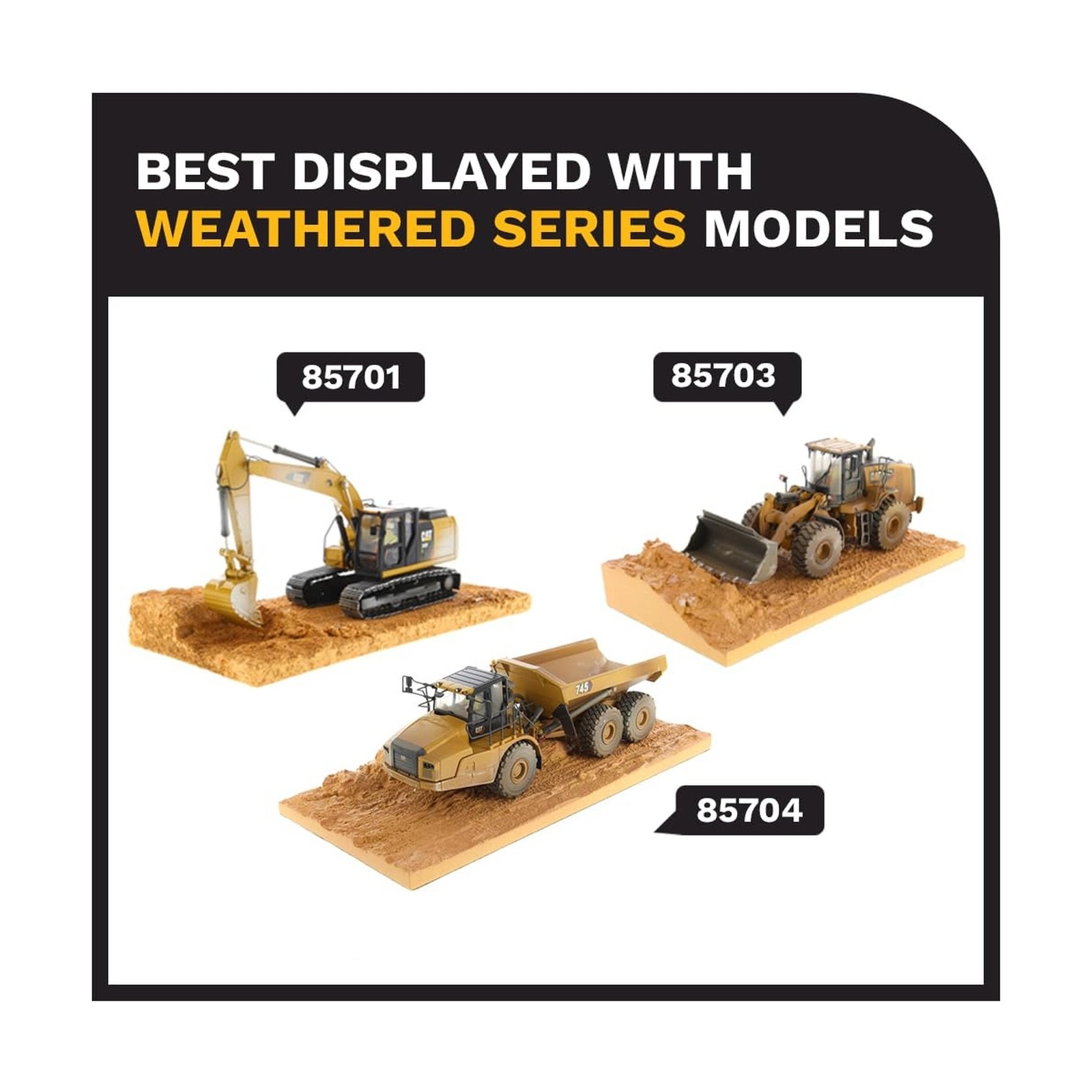 Diecast Masters 1:50 Caterpillar 745 Articulated Dump Truck, Weathered Series…