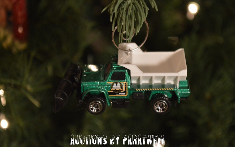 Highway Maintenance SnowPlow Salt Truck Custom Christmas Ornament 1/64 DOT MDOT