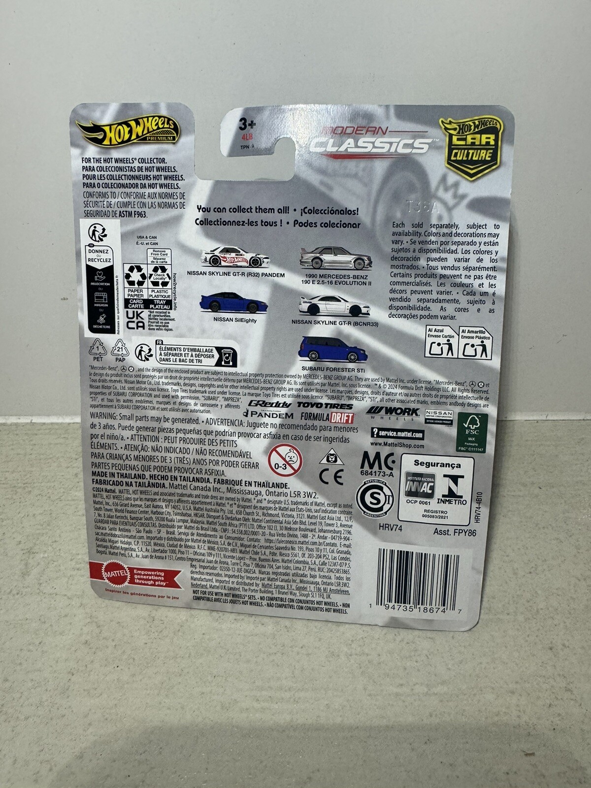 Hot Wheels Premium Modern Classics Subaru Forester STI NEW 5/5
