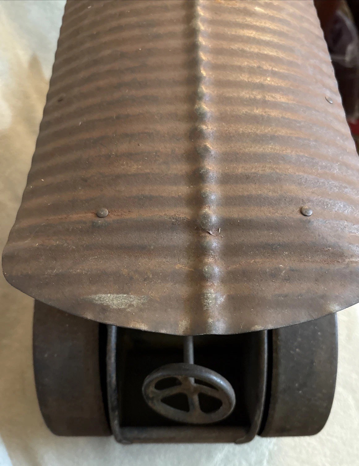 Antique Keystone Steam Roller 60 Ride On Toy Pressed Steel