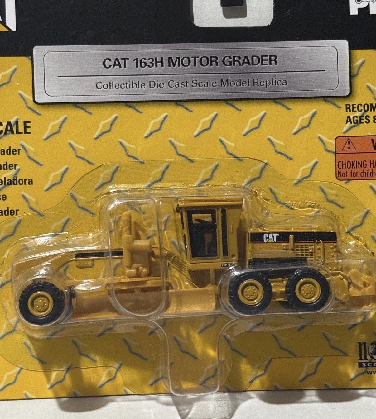 CAT 163H Motor Grader 1:87 Norscot Diecast Scale Model 55403 NEW Sealed