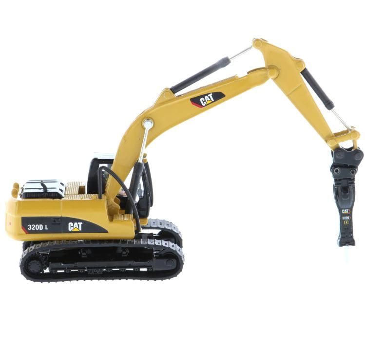 Diecast Masters 85652 Cat 320D L Hydraulic Excavator & Work Tools 1/87 Scale