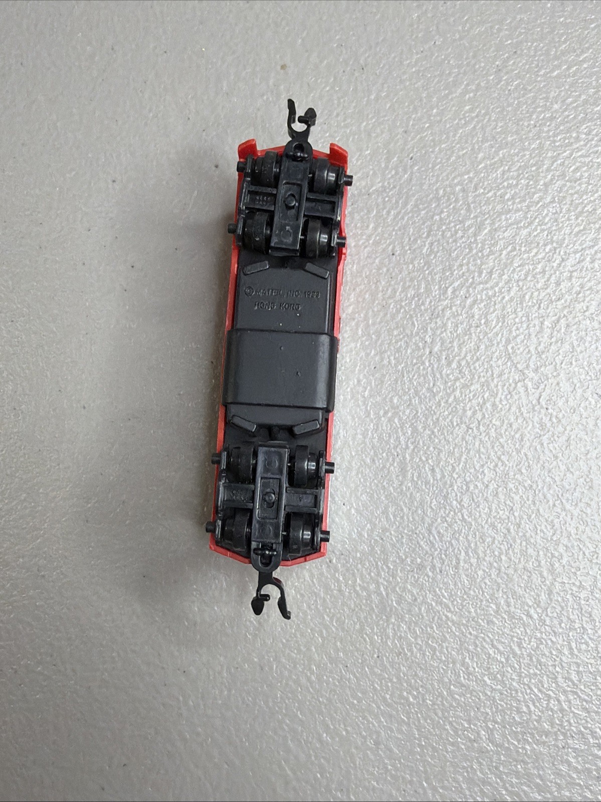 Hot Wheels Railroad Sto & Go Freight Yard Train Track 1983 Santa Fe Box Cars