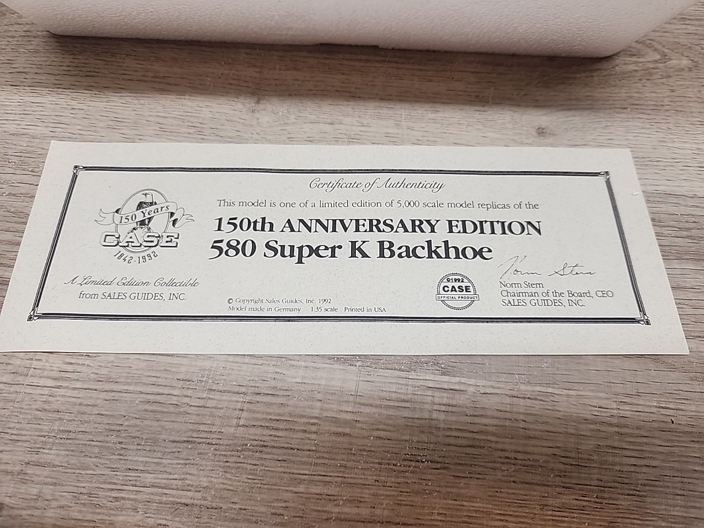 Case 580 Super K Backhoe Loader – Gold Edition – Conrad 1:35 Scale Model Read!!