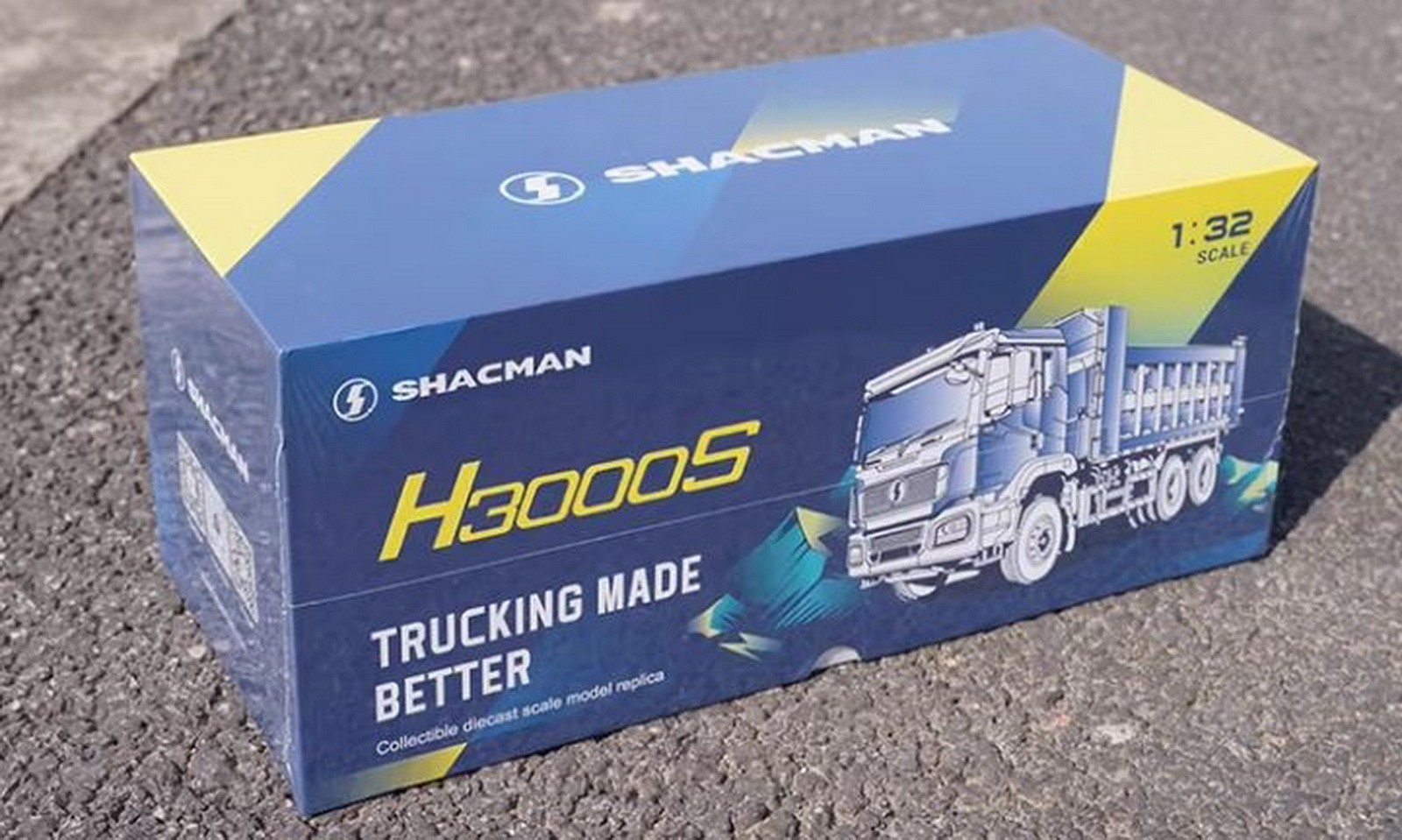 1/32 Scale SHACMAN H3000S Dump Truck Grey Diecast Car Toy Gift Collection
