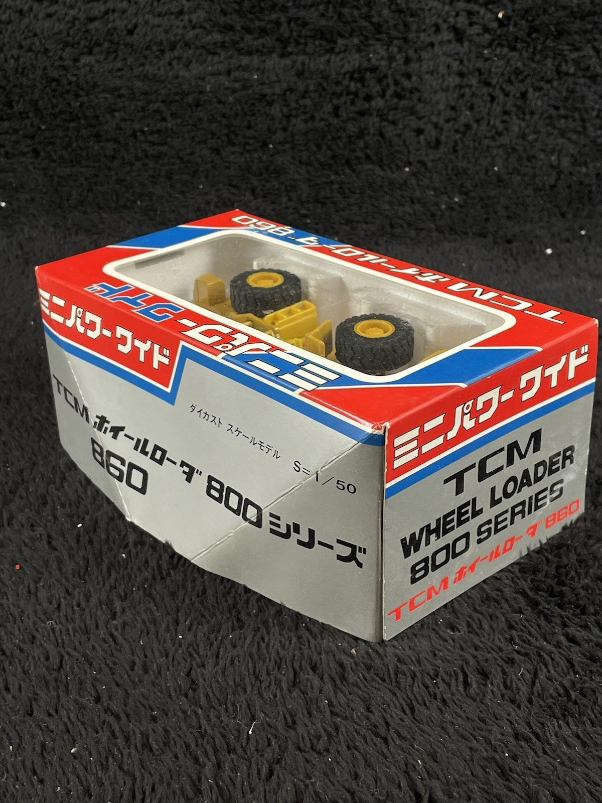 TCM 860 Wheel Loader Goodswave 1:50 Scale Diecast Model Shinsei Vintage NIB