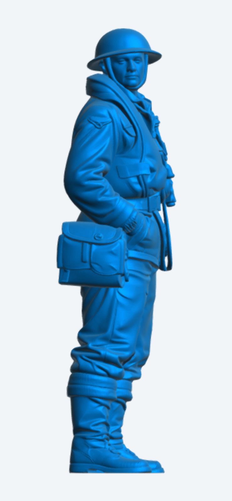 N28 ASRL WWII RAF Rescue Crewman Figure – Life Jacket and Brodie Helmet, Standin