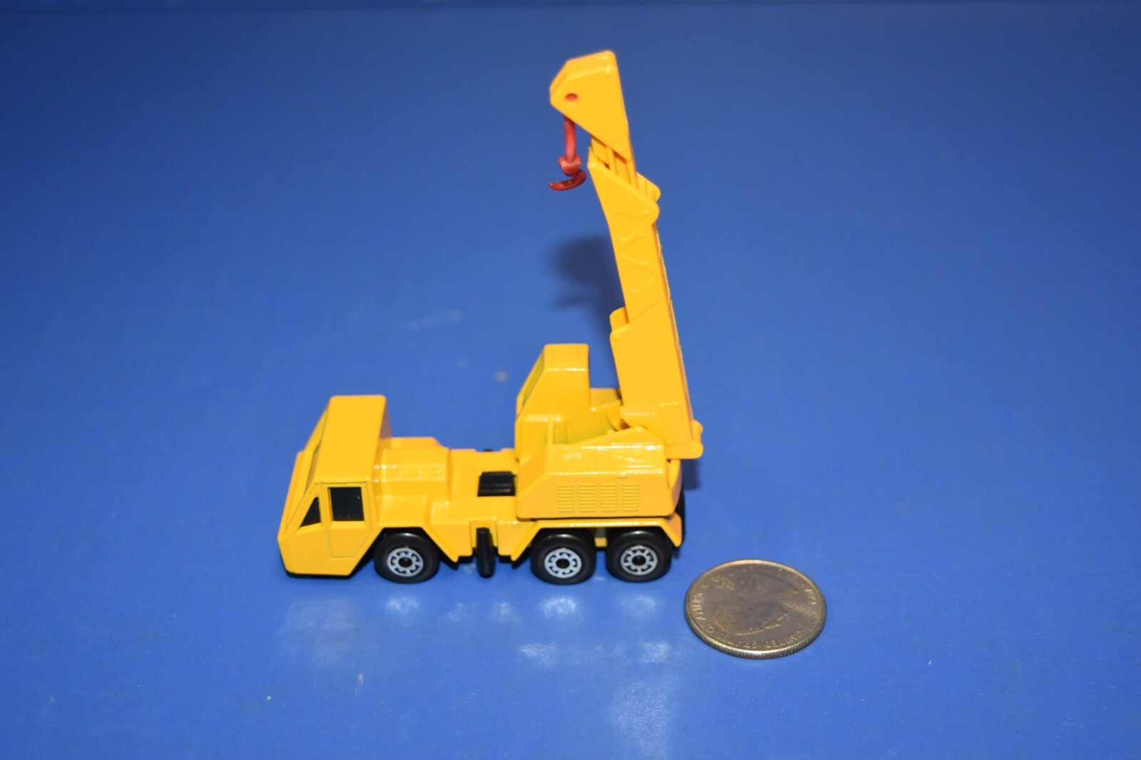 Vintage England Matchbox Lesney 1976 No. 49 Yellow Crane Truck!