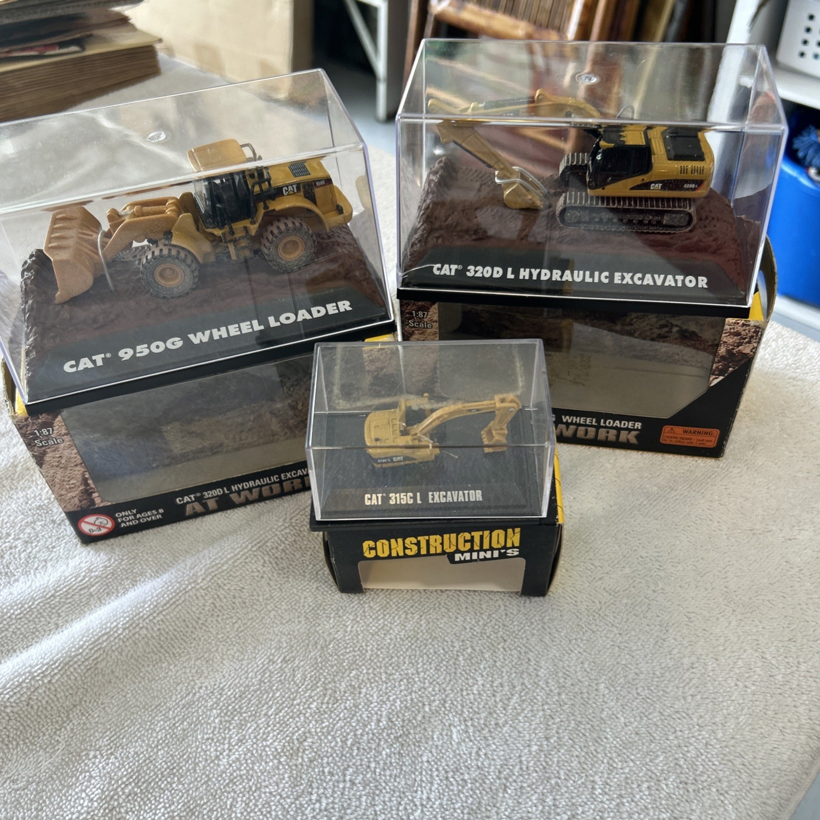 NorscotScale Models Mini Cat 320DL Excavator 950G Wheel loader 315C L Excavator