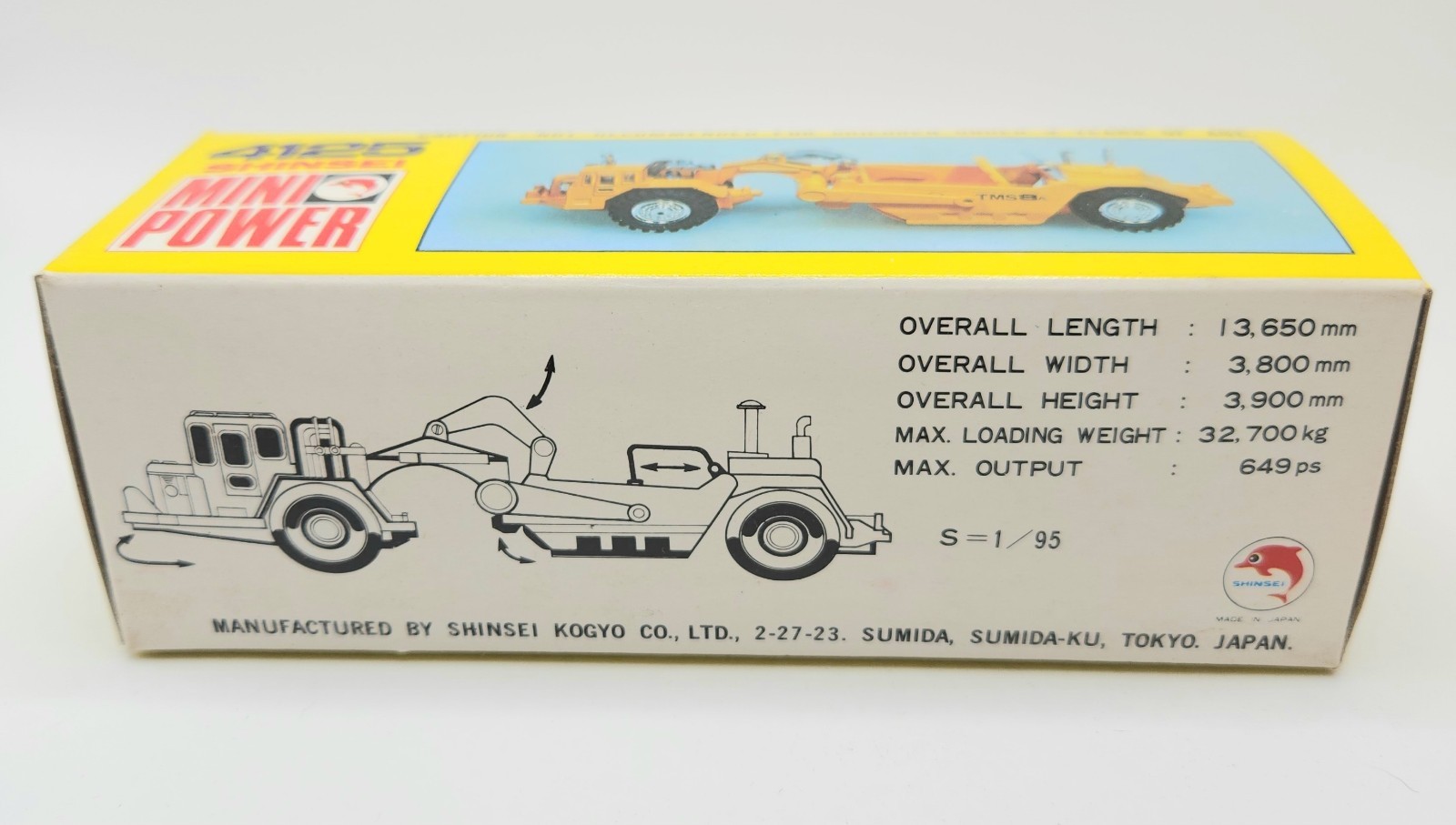 Vintage Shinsei Mini Power 4130 4125 4107 Diecast Toy Lot Tokyo Japan NIB