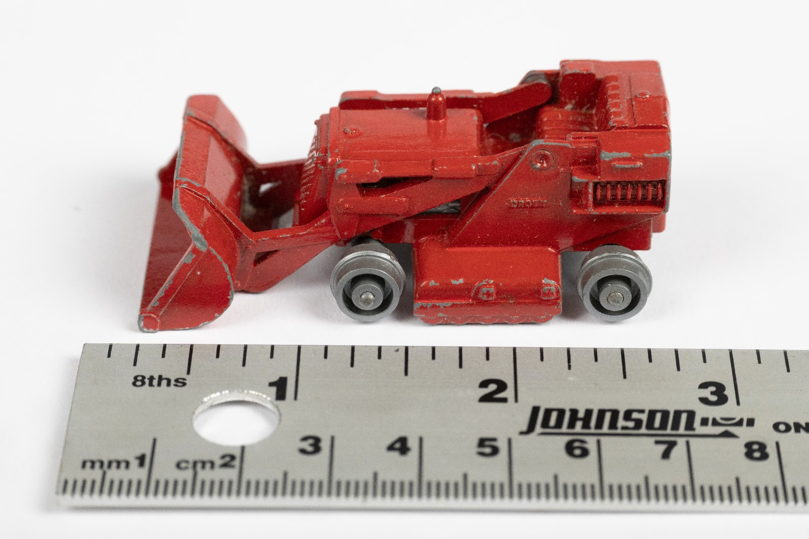 Vintage Matchbox LESNEY Drott Excavator No. 58 Gray Wheels Made in England