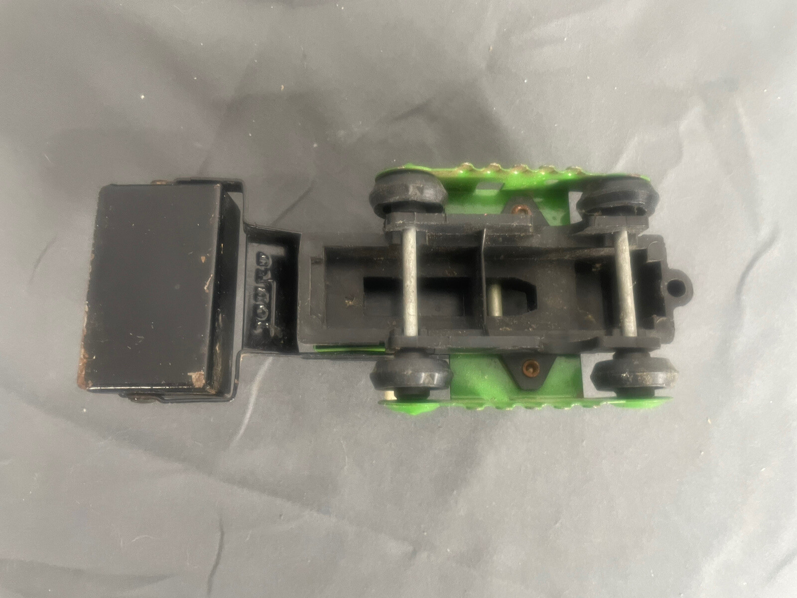 Vintage Tiny Tonka Green Payloader Dozer Bulldozer