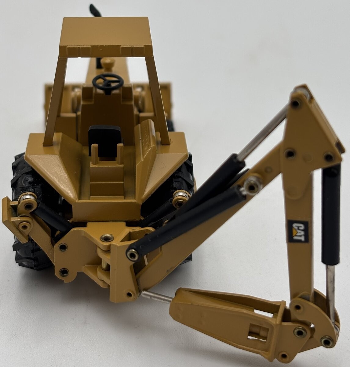 NZG 378 1:50 Scale Diecast Caterpillar 416 Backhoe Loader w/Hydraulic Hammer LN