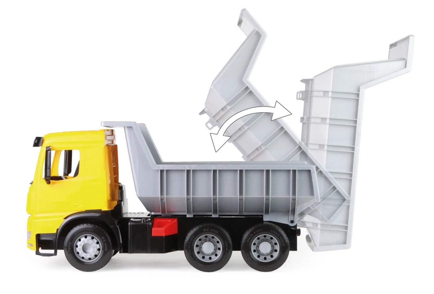 LENA Toy Dump Truck XL GIGA TRUCKS Mercedes Arocs Replica and Lockable Tipper